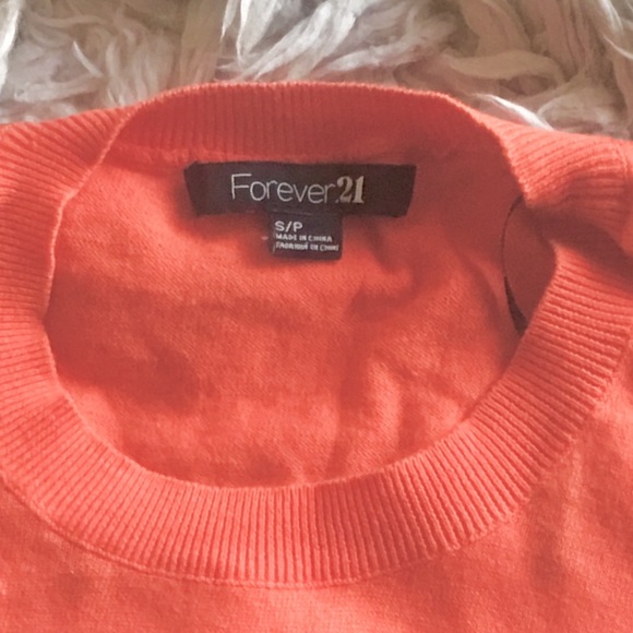 Forever 21 Peach 🍑 Sweater Crop Top - Picture 4 of 4